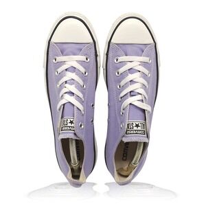 Converse All Star Chuck Taylor Low Top Lavender Canvas Sneakers Womens 10